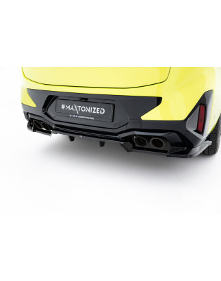 Splitter posteriore (con barre verticali) BMW X4M F98 Facelift (Cod. M-BM-X4M-F98F-RD1G+RD2G)