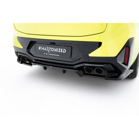 Splitter posteriore (con barre verticali) BMW X4M F98 Facelift (Cod. M-BM-X4M-F98F-RD1G+RD2G)