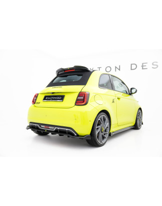 Splitter posteriore (con barre verticali) Abarth 500e (Cod. M-FI-500E-2-AB-RD1G+RD2G)