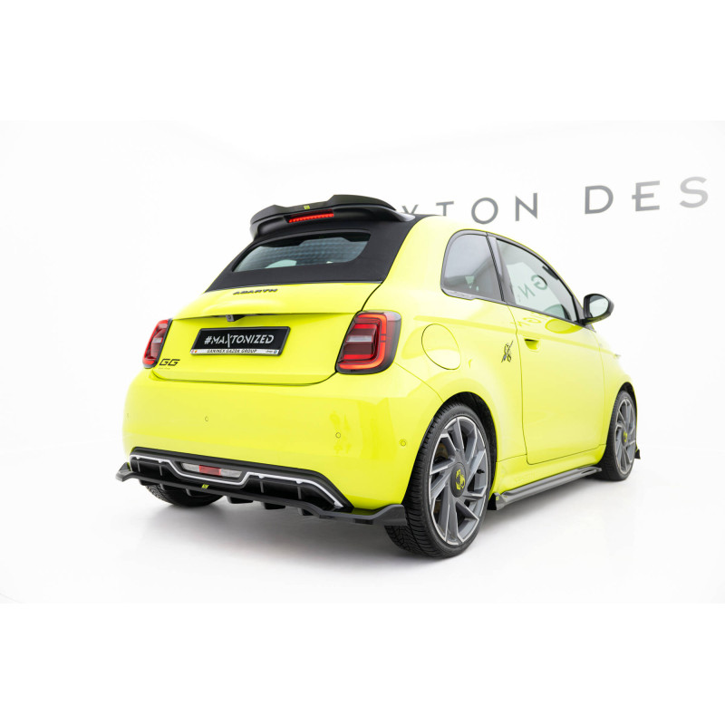Splitter posteriore (con barre verticali) Abarth 500e (Cod. M-FI-500E-2-AB-RD1G+RD2G)