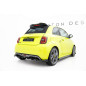 Splitter posteriore (con barre verticali) Abarth 500e (Cod. M-FI-500E-2-AB-RD1G+RD2G)