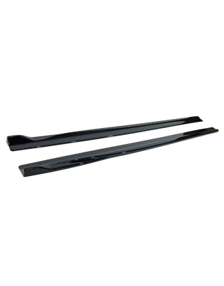 Diffusori minigonne Mercedes W177 Look Amg A45 Nero lucido (Cod. E-TCM1771)