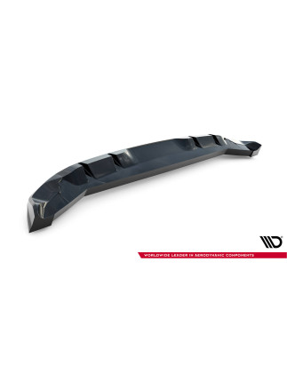 Splitter posteriore (con barre verticali) Abarth 500e (Cod. M-FI-500E-2-AB-RD1G+RD2G)