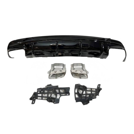 Diffusore Posteriore Mercedes CLA W117 2016-2018 4D/SW Style Facelift look A45 (Cod. E-TCM0216)