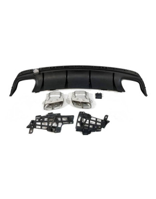 Diffusore Posteriore Mercedes CLA W117 2016-2018 4D/SW Style Facelift look A45 (Cod. E-TCM0216)