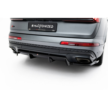 Splitter posteriore (con barre verticali) Audi Q7 S-Line Mk2 Facelift 2 (Cod. M-AU-Q7-2F2-SLINE-RD1G