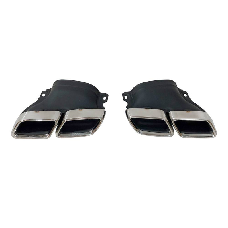 Terminali Di Uscita Di Scarico Mercedes W205 (Cod. E-SIL0096)