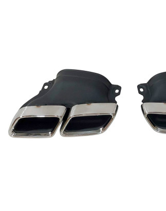 Terminali Di Uscita Di Scarico Mercedes W205 (Cod. E-SIL0096)