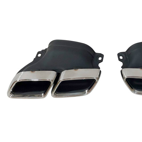 Terminali Di Uscita Di Scarico Mercedes W205 (Cod. E-SIL0096)