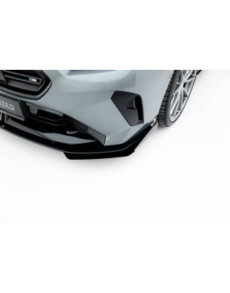 SPLITTER ANTERIORE street pro + Flaps BMW 1 M-Pack F70 (Cod. M-BM170MPACKCNC-FD1BRB+FSF1G)