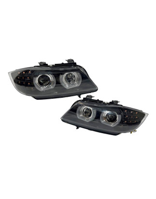 Fari Day Light De Dia BMW E90 '09-11 Xenon DRL Black (Cod. E-FAB0155)