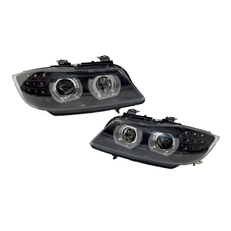 Fari Day Light De Dia BMW E90 '09-11 Xenon DRL Black (Cod. E-FAB0155)
