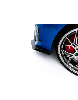 SPLITTER ANTERIORE street pro + Flaps BMW 1 M-Pack F70 (Cod. M-BM170MPACKCNC-FD1BRB+FSF1G)
