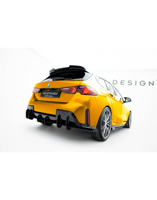 DIFFUSORE POSTERIORE street pro + Flaps BMW 1 M-Pack F70 (Cod. M-BM170MPACKCNC-RS1BRB+RSF1G)