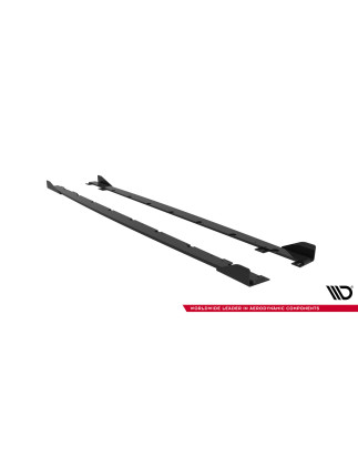 Diffusori minigonne street pro + Flaps BMW 1 M-Pack F70 (Cod. M-BM170MPACKCNC-SD1B+SF1G)