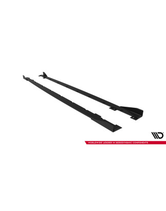 Diffusori minigonne street pro + Flaps BMW 1 M-Pack F70 (Cod. M-BM170MPACKCNC-SD1B+SF1G)
