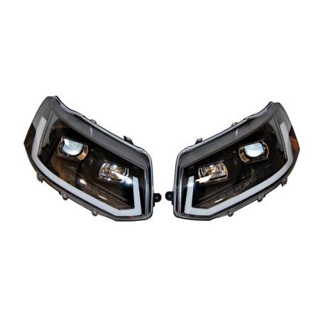 Fari Day Light De Dia Volkswagen T5 09-16 Black (Cod. E-FAW142)