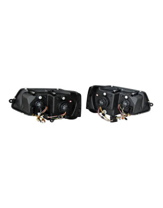 Fari Day Light De Dia Volkswagen T5 09-16 Black (Cod. E-FAW142)
