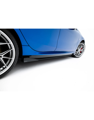 Diffusori minigonne street pro + Flaps BMW 1 M-Pack F70 (Cod. M-BM170MPACKCNC-SD1BRB+SF1G)