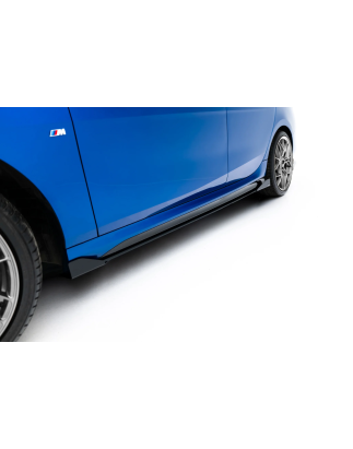Diffusori minigonne street pro + Flaps BMW 1 M-Pack F70 (Cod. M-BM170MPACKCNC-SD1BRB+SF1G)