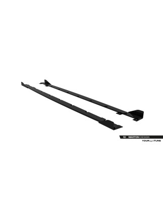 Diffusori minigonne street pro + Flaps BMW 1 M-Pack F70 (Cod. M-BM170MPACKCNC-SD1BRB+SF1G)