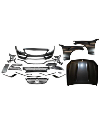 Kit Estetico Mercedes W205 2014-2018 4P/2P/SW Look AMG C63 (Cod. E-TCM02000381204501641)