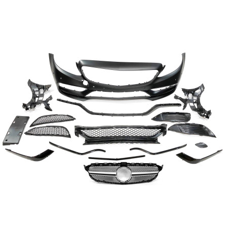 Kit Estetico Mercedes W205 2014-2018 4P/2P/SW Look AMG C63 (Cod. E-TCM02000381204501641)