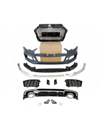 Kit Estetico Audi A3 SPORTBACK 2016-2019 look RS3 (Cod. E-TCA02173210RS12)