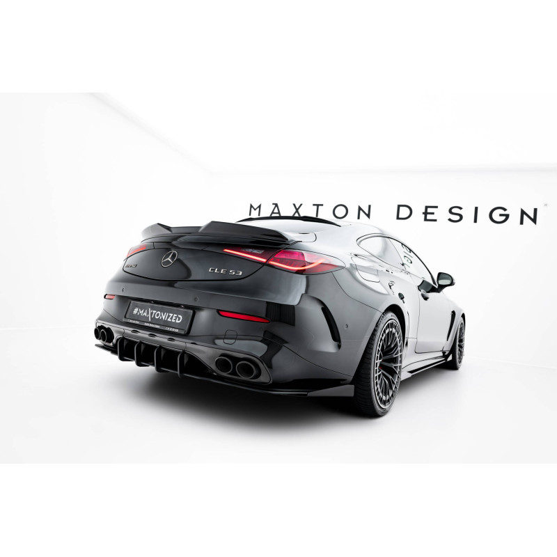 DIFFUSORE POSTERIORE street pro + Flaps Mercedes-AMG CLE 53 C236 (Cod. M-MECLE23653AMGCNC-RS1B+BRBI+