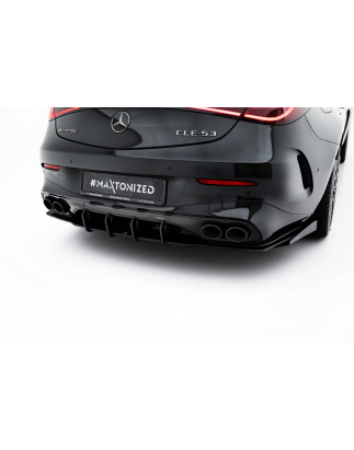 DIFFUSORE POSTERIORE street pro + Flaps Mercedes-AMG CLE 53 C236 (Cod. M-MECLE23653AMGCNC-RS1B+BRBI+