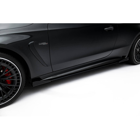 Diffusori minigonne street pro + Flaps Mercedes-AMG CLE 53 C236 (Cod. M-MECLE23653AMGCNC-SD1B+SF1G)