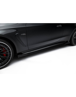 Diffusori minigonne street pro + Flaps Mercedes-AMG CLE 53 C236 (Cod. M-MECLE23653AMGCNC-SD1BRB+SF1G