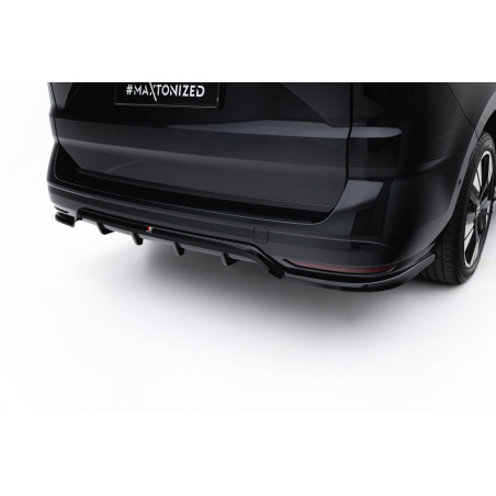 Splitter posteriore (con barre verticali) Volkswagen Multivan Long T7 (Cod. M-VW-MU-T7-L-RD1G+RD2G)
