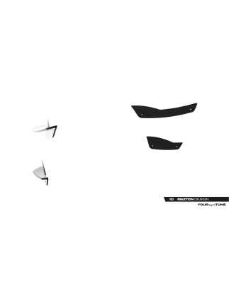 paraurti anteriore Wings (Canards) Mercedes-AMG CLE 53 C236 (Cod. M-ME-CLE-236-53-AMG-CAN1)