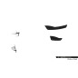 paraurti anteriore Wings (Canards) Mercedes-AMG CLE 53 C236 (Cod. M-ME-CLE-236-53-AMG-CAN1)