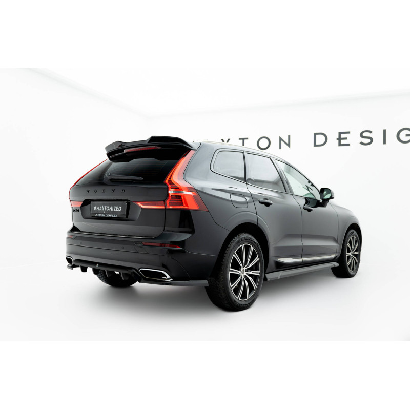 Splitter posteriore (con barre verticali) Volvo XC60 Mk2 (Cod. M-VO-XC60-2-RD1G+RD2G)
