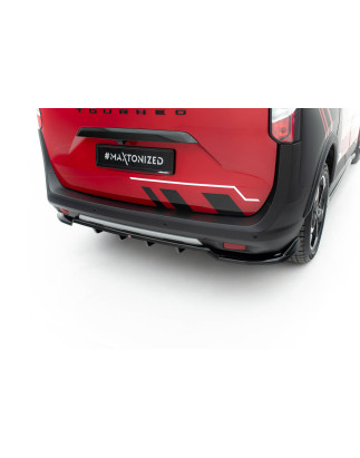 Splitter posteriore (con barre verticali) Ford Tourneo Courier Mk2 (Cod. M-FO-TO-COU-2-RD1G+RD2G)