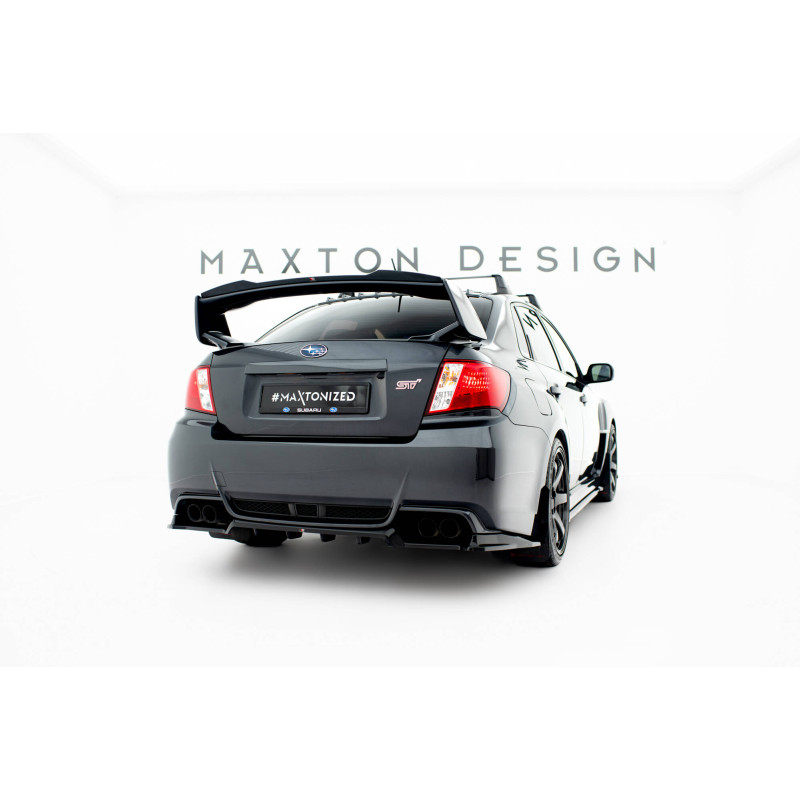 Splitter posteriore (con barre verticali) Subaru Impreza WRX STI Mk3 Facelift (Cod. M-SU-IM-3F-WRX-S