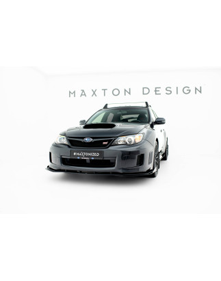 SPLITTER ANTERIORE street pro + Flaps Subaru Impreza WRX STI Mk3 Facelift (Cod. M-SUIM3FWRXSTICNC-FD