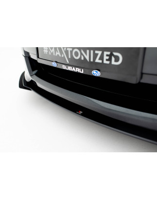 SPLITTER ANTERIORE street pro + Flaps Subaru Impreza WRX STI Mk3 Facelift (Cod. M-SUIM3FWRXSTICNC-FD