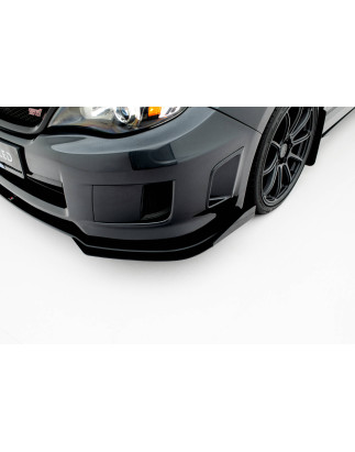 SPLITTER ANTERIORE street pro + Flaps Subaru Impreza WRX STI Mk3 Facelift (Cod. M-SUIM3FWRXSTICNC-FD