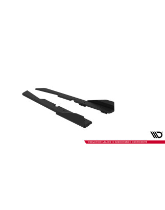 Splitters posteriori laterali Street Pro + Flaps Subaru Impreza WRX STI Mk3 Facelift (Cod. M-SUIM3FW