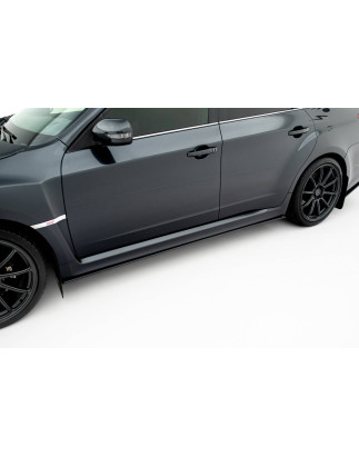 Diffusori minigonne street pro Subaru Impreza WRX STI Mk3 Facelift (Cod. M-SUIM3FWRXSTICNC-SD1BRB)