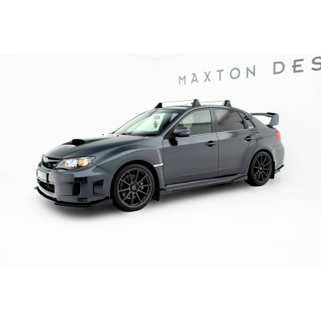 Diffusori minigonne street pro + Flaps Subaru Impreza WRX STI Mk3 Facelift (Cod. M-SUIM3FWRXSTICNC-S