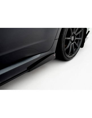 Diffusori minigonne street pro + Flaps Subaru Impreza WRX STI Mk3 Facelift (Cod. M-SUIM3FWRXSTICNC-S