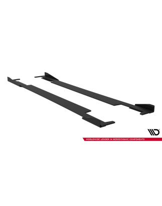 Diffusori minigonne street pro + Flaps Subaru Impreza WRX STI Mk3 Facelift (Cod. M-SUIM3FWRXSTICNC-S