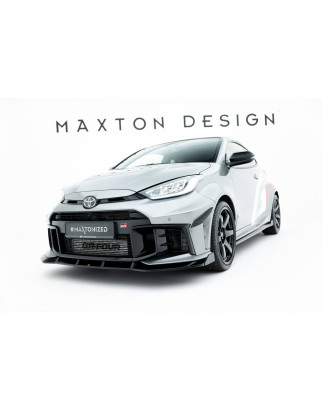 SPLITTER ANTERIORE V.1 + Flaps Toyota GR Yaris Mk4 Facelift (Cod. M-TO-YA-4F-GR4-FD1G+FSF1B)