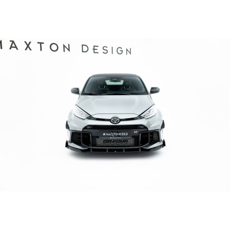 SPLITTER ANTERIORE V.1 + Flaps Toyota GR Yaris Mk4 Facelift (Cod. M-TO-YA-4F-GR4-FD1G+FSF1B)