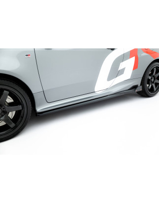 Diffusori minigonne + Flaps Toyota GR Yaris Mk4 Facelift (Cod. M-TO-YA-4-GR4-SD1G+SF1B)