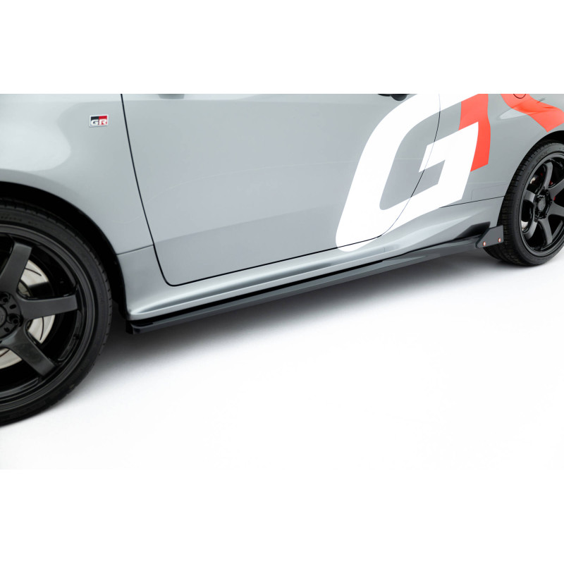Diffusori minigonne + Flaps Toyota GR Yaris Mk4 Facelift (Cod. M-TO-YA-4-GR4-SD1G+SF1B)